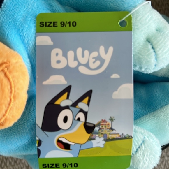 NWT Bluey and Bingo Unisex Toddler Plush House Slippers Size KIDS 9-10 - Picture 6 of 6